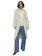 Wool Women's Ivory Coat