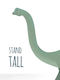 Kids Framed Wall Painting Dinosaur 30x40cm