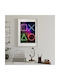 Gaming Poster Playstation Symbols Gm128 30cm X 40cm Frame Dark Natural Wooden Brown