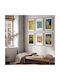 Poster Van Gogh Roses Art095 30cm X 40cm Frame Dark Natural Wood Brown