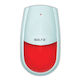 Alfaone Dummy Alarm Siren Outdoor with White Light 11.5x19.6cm