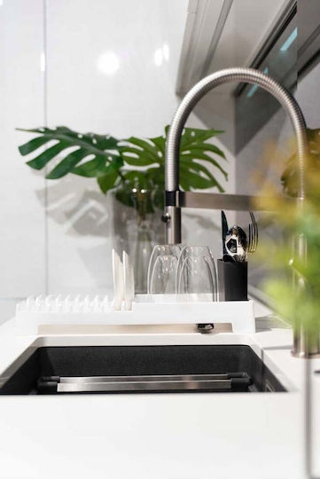 Vialli Design Spülbeckenablauf Kunststoff Weiß