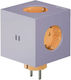 AVOLT PowerCube 3 Positionen mit USB-C Lila