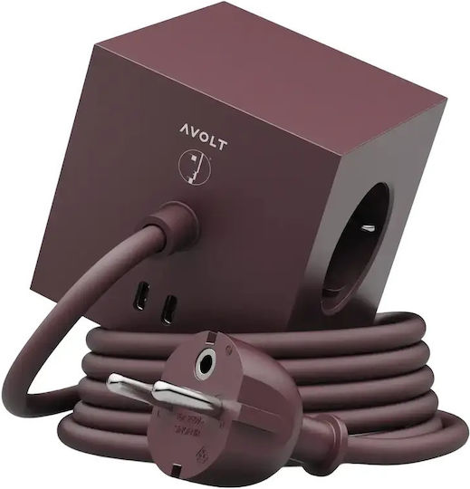 AVOLT PowerCube 3 Prize cu USB-C și Cablu 1.8m