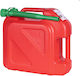 Δοχείο Καυσίμων Πλαστικό Σωλήνα 10l Red