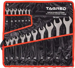 Комбинирани Ключове 17 Броя Tagred 8-32mm Ta1231
