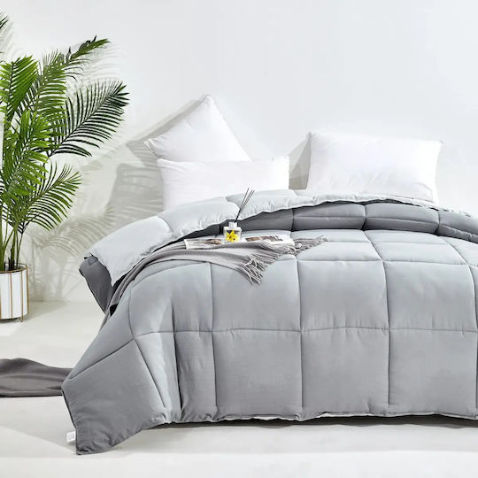 Mattex Υπέρδιπλο 220x240εκ. Grey-light Grey