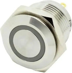 Comutator Led 12v Mono Argintiu+Galben Circumferință