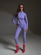 Damen Leggings Formendefinition Lila
