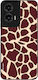Sonique Tiermuster Serie Motorola Moto G35 5G Giraffe 03