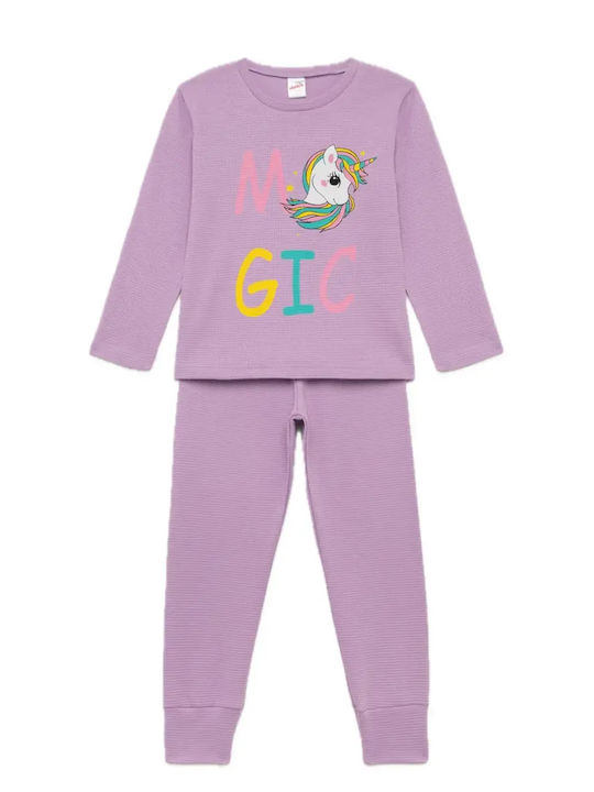 Minerva Kids' Pajamas Purple Magic