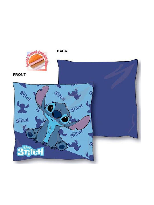 Disney Kids Decorative Pillow Stitch Blue 38x38cm