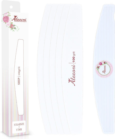 Alezori Nail File Shaft & 5 Pieces Replacement 100 Grit