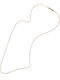 Neck Chain Silver 925 Unisex 45 Centimeters Length Diamond Cut Gourmette 0.9 Millimeters Thickness Very Thin Yellow Gold Plating Tribute 0030021936