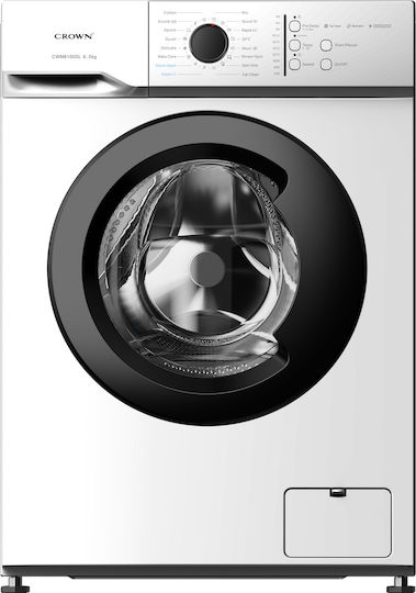 Crown Πλυντήριο Ρούχων 6kg 1000 Στροφών CWM6100SL
