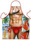 Lustige Baywatch Schürze Männer Modell