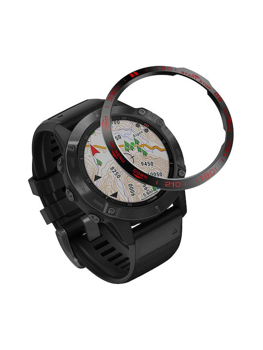Bezel Protector in Black color for Garmin Fenix 6, Fenix 6 Pro