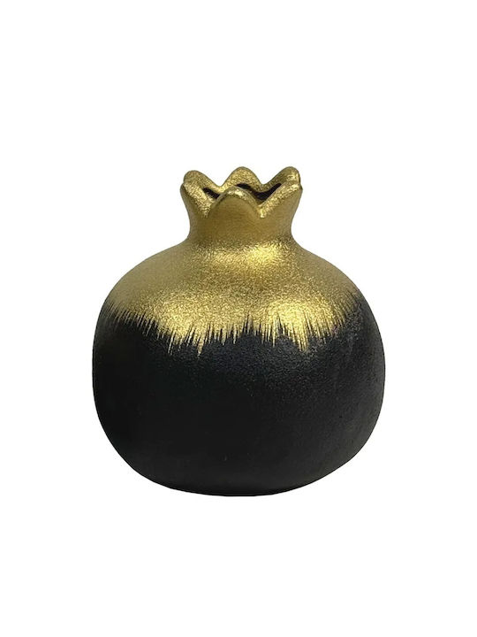 Marhome Tabletop Lucky Charm Pomegranate Black Ceramic 1pcs 15-50140