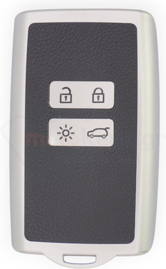 Black TPU Texture Car Key Protection Case Renault 1418-sc