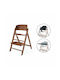 Cybex Click & Fold Αναδιπλούμενο Καρεκλάκι Φαγητού 3 in 1 με Ρυθμιζόμενο Ύψος All Natural Dark