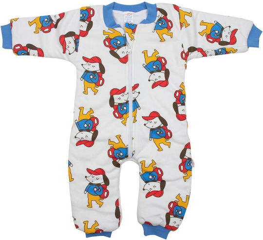 Kamtex Baby Winter Sleeping Bag with Feet Blue