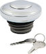 Fuel Tank Cap Key Gas Cap Vented Lock Chrome Chrome Harley Davidson 96-17