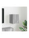 Wand-Kremlampe Wohnzimmer aus Spanplatte Grau Sonom 30x31x40cm