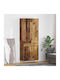 Βιβλιοθήκη Highboard Παλιό Ξύλο 69.5x34x180εκ.