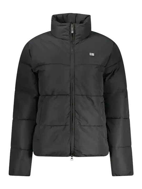 Women's Long Lifestyle Jacket for Winter Black