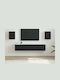 Living Room TV Unit Black L30xW31xH40cm