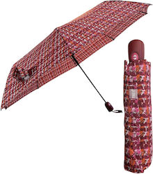Rain Windproof Umbrella Compact Burgundy Rain Windproof Umbrella Compact Burgundy