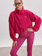 Women's Cardigan with Zipper Fuchsia