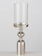 MSA Kerzenhalter Glas in Transparent Farbe 48cm 1Stück