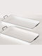 Set 2 Tăvi De Servire Albe Benson W26-30cm L53-60,50cm Zinc
