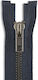 YKK Reißverschluss Blau aus Metall 20cm.