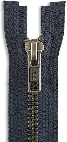 YKK Reißverschluss Blau aus Metall 20cm.