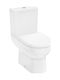 Hansgrohe Stehende Toilette Randlos mit Spülung Weiße