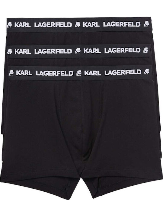Karl Lagerfeld Ανδρικά Μποξεράκια Μπλε 3Pack