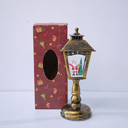 Illuminated Lantern with Santa Claus