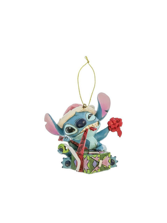 Stitch Unwrapping Gift Hanging Ornament 7,5 Cm