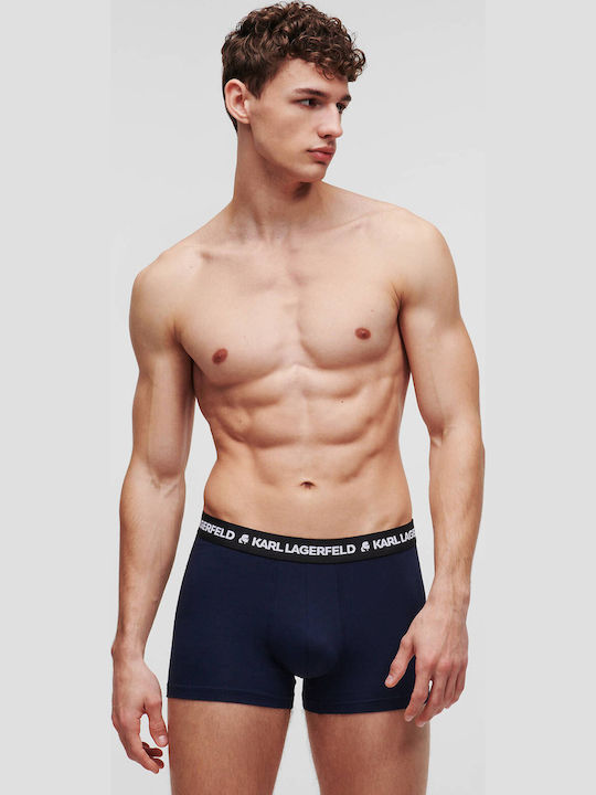 Karl Lagerfeld Ανδρικά Μποξεράκια Navy 3Pack