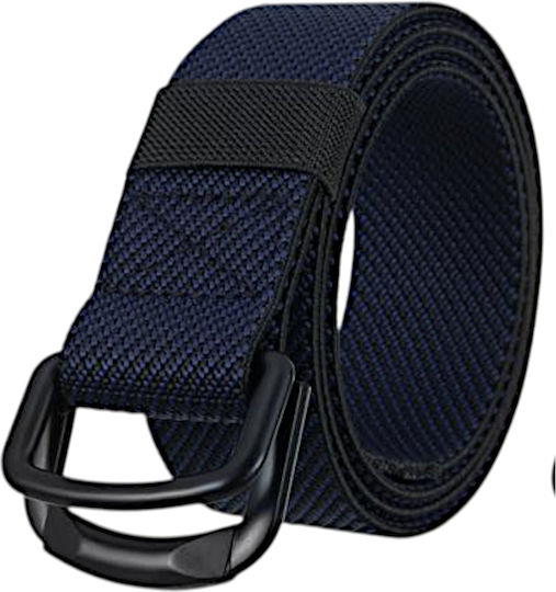 Männliche Gürtel Leichte Elastische Militärgürtel Molle Taktisch Breite 4 cm Blau Kj320