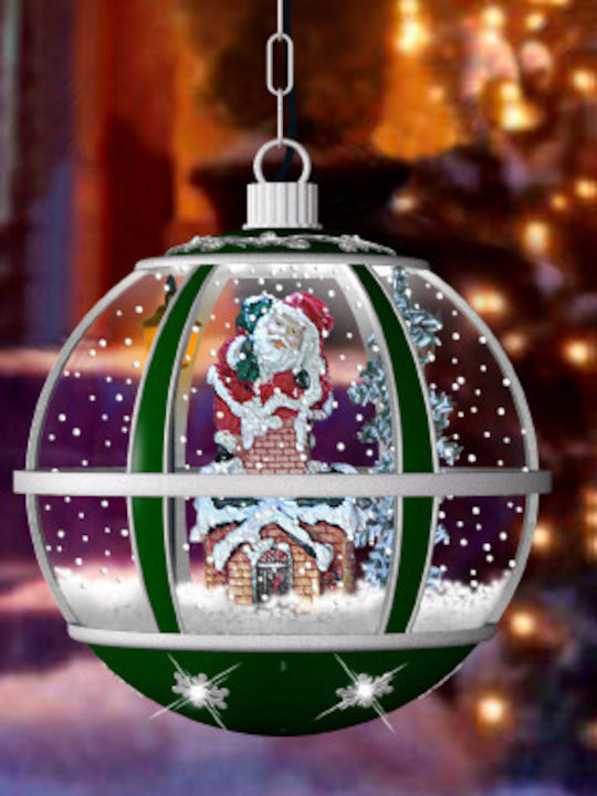 Weihnachts- Beleuchtete Dekorative Darstellung Grün mit Musik 35cm