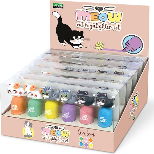 Lebez Highlighters Multicolour 6pcs