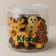 Kfood Χριστουγεννιάτικα Κουλουράκια Βαζάκι Είδη Party για Σερβίρισμα