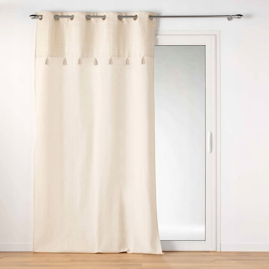 Douceur d'Intérieur Curtains With Beige Grommets 140x240cm