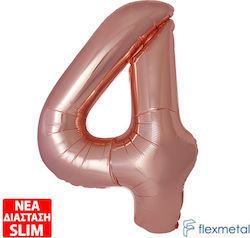 Număr 4 Rose Gold 86 cm Soare Număr 4 Rose Gold 86 cm Soare