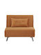 Armchair Bed Dark Orange 100x91x92cm