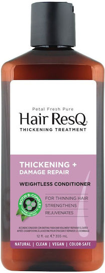 Balsam Tratament Îngroșare Reparare Păr Deteriorat Biotină Hair ResQ Petal Fresh Pure 355 Ml