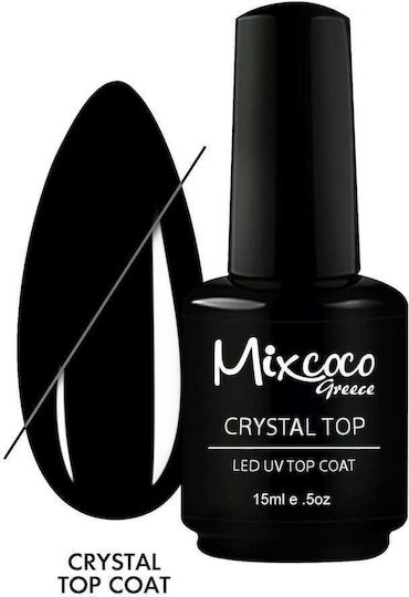 Mixcoco Top Coat / Base Coat για Ημιμόνιμα Βερνίκια 15ml